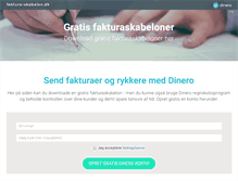 Tablet Screenshot of faktura-skabelon.dk